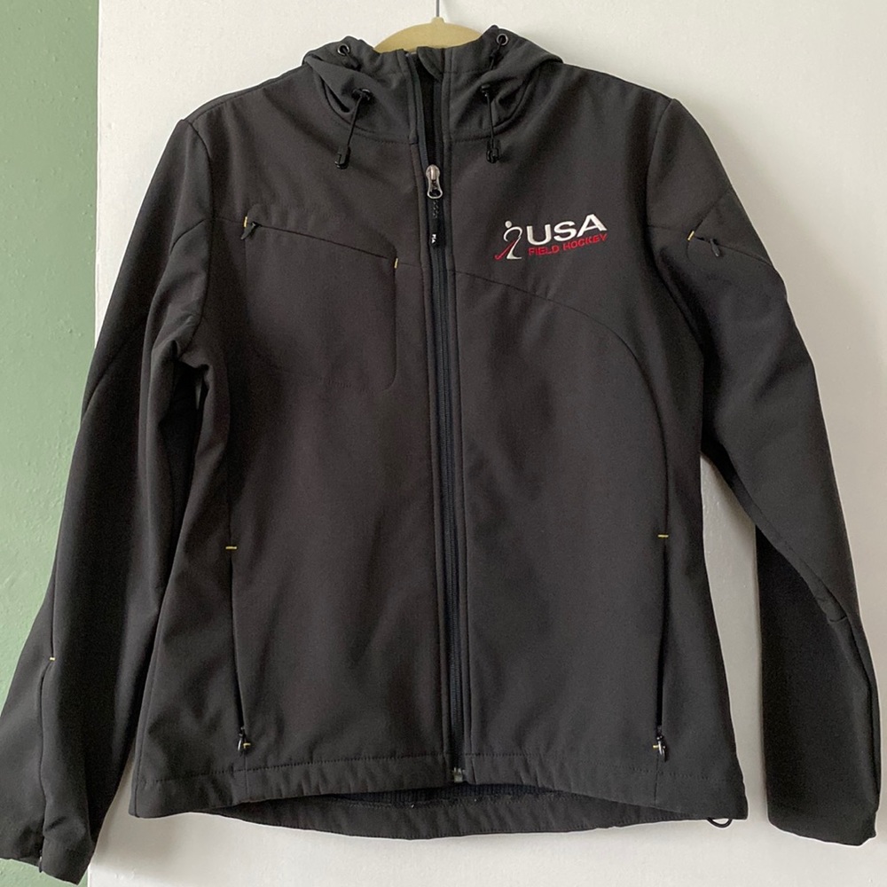USA field hockey waterproof fleece jacket